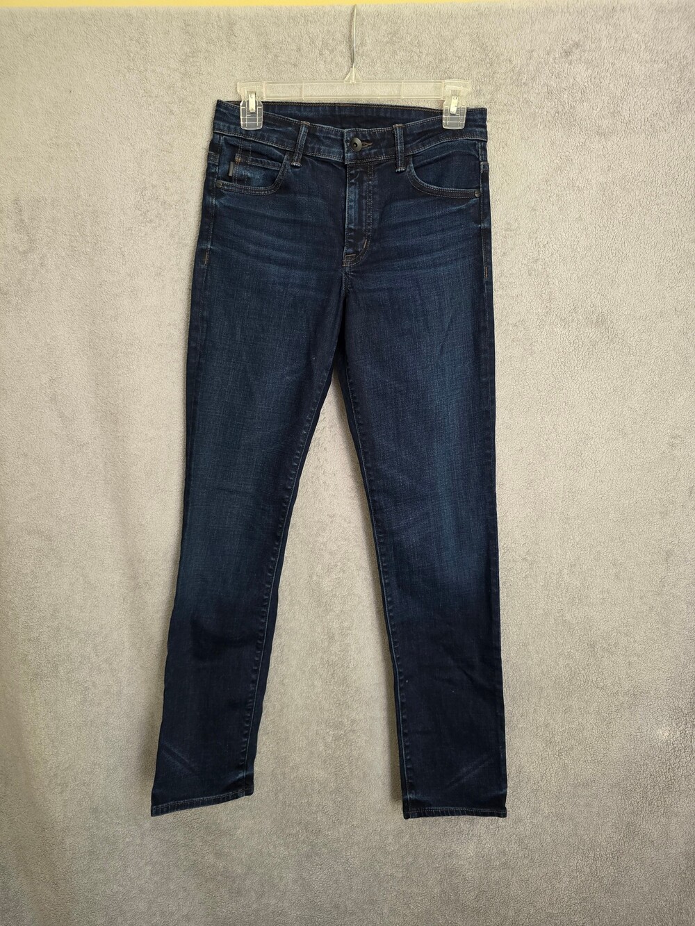 Helmut Lang Ankle Skinny Dark Indigo Jeans Size 28 Button Fly Stretch Denim